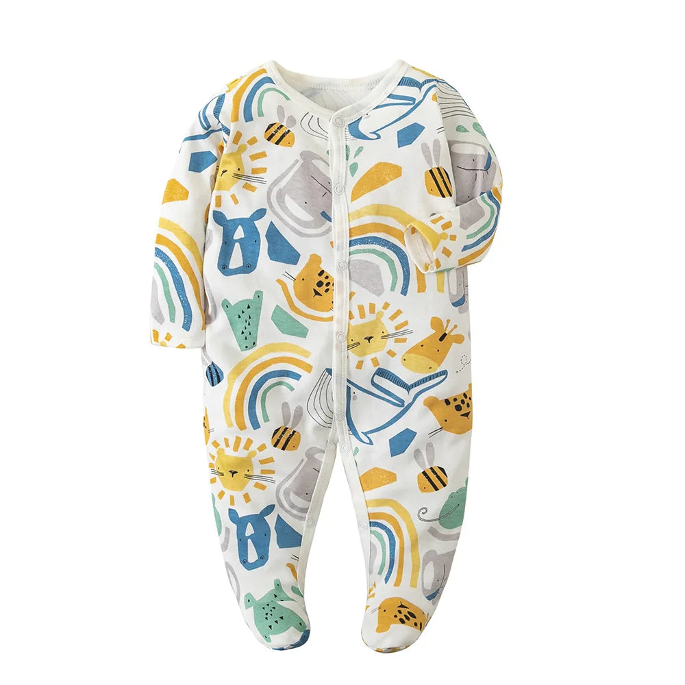 Baby jumpsuit pajamas Summer for New Born Child Baby Fashion Homewear Cotton Baby Clothing Newborn baby/infant Jumpsuit Jumpsui HZ-CP-HL