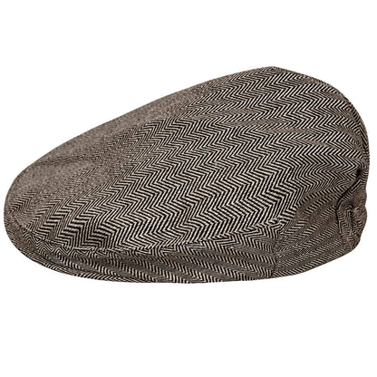 Classic Baby Boy Newsboy Cap - Herringbone Pattern for Special Occasions 8