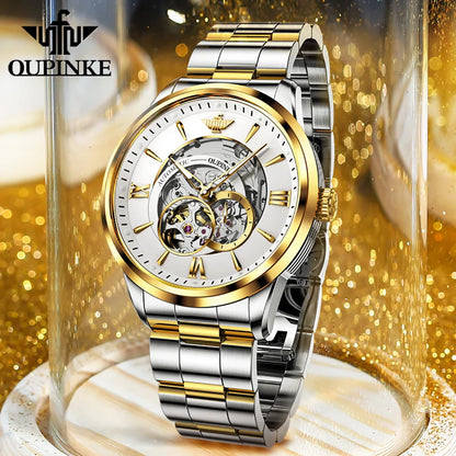 OUPINKE Men's Automatic Watch Japan Movement Waterproof Wristwatch