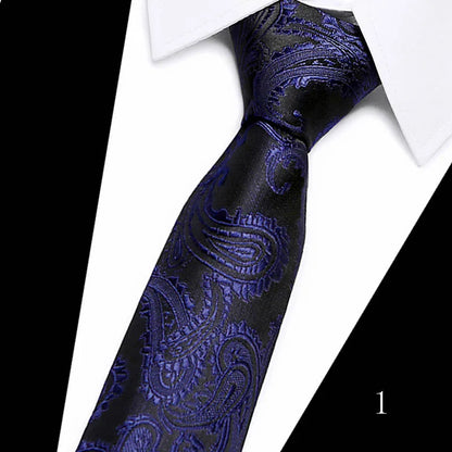 Luxurious Great Quality 7.5 cm 1Neck Tie Formal Clothing hombre Men Accessories Neck tie Fit Workplace Holiday Party 12615-01