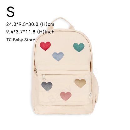 KS Baby Backpack Kids Schoolbag Kindergarten Bags Brand Cherry Lemon Children's Boys Girls Mom Traveling Storage Bag Wholesale S Color love