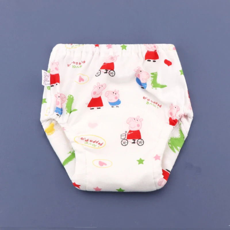 Reusable Waterproof Baby Training Pants - Soft Cotton for Gentle Potty Training Piglet