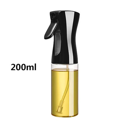 Oil Spray Bottle for BBQ and Cooking, Olive Oil Dispenser 200ml black