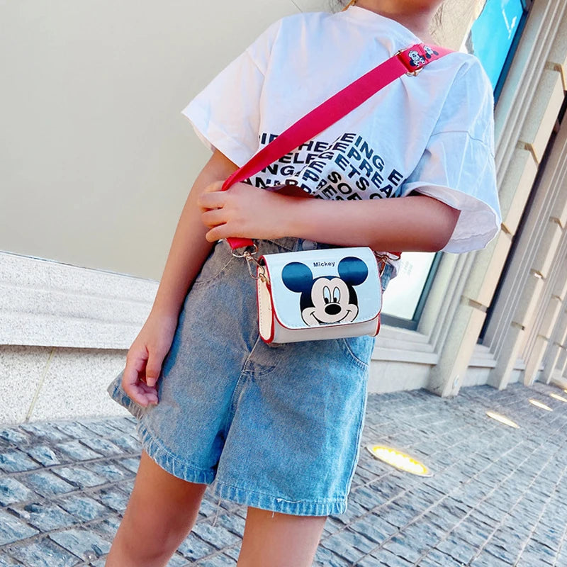 Disney Mickey Minnie Mouse Shoulder Bag Donald Daisy Duck Messenger Bag Children's Bag Cute Coin Purse Fashion Anime Gifts