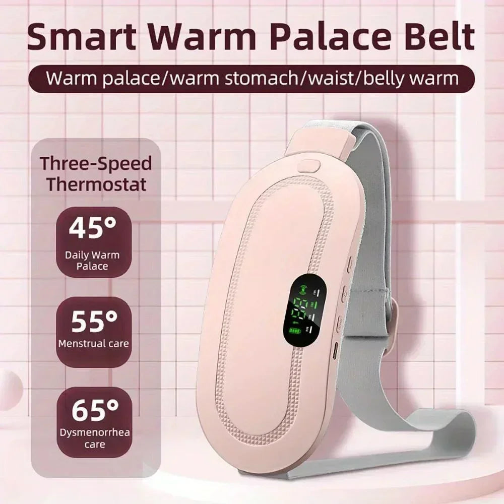 Portable Multifunctional Menstrual Pad Warm Palace Belt – Menstrual Cramp and Waist Massager