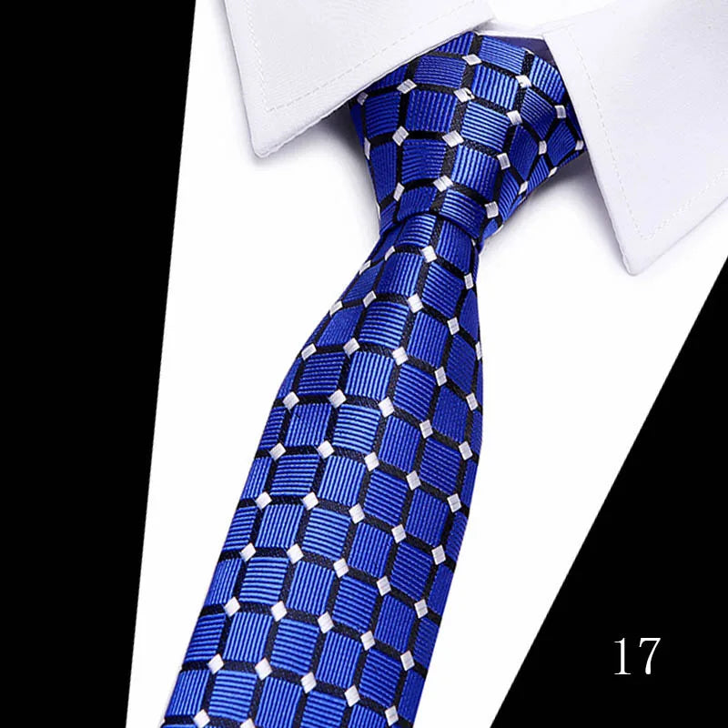 Luxurious Great Quality 7.5 cm 1Neck Tie Formal Clothing hombre Men Accessories Neck tie Fit Workplace Holiday Party 12615-17