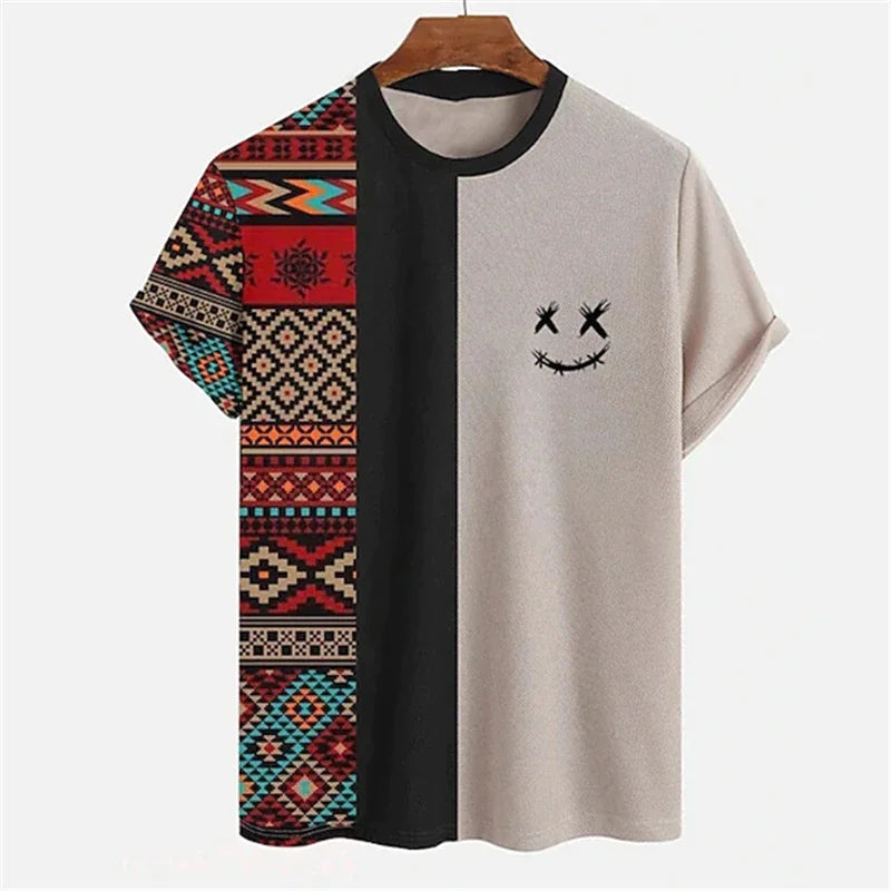 Men T-shirt Fashion O Neck Harajuku Men's Clothing Oversized T-shirt Summer Short Sleeve Tee Streetwear Casual T Shirt For Men C01-hh00812