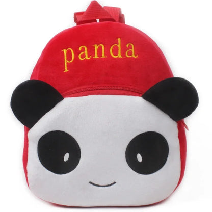 Cute Children School Bags 3D Cartoon Print Plush Kids Backpack Kindergarten Boys Girls Small Schoolbags Mini Backpack Panda