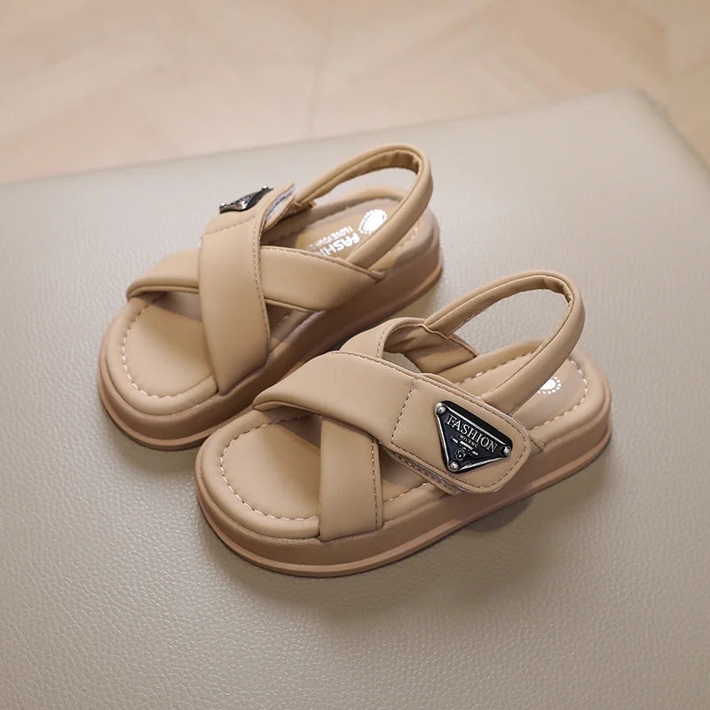 Summer Baby Girls Casual Toddler Shoes Cute Children's Sandals Comfortable Beautiful Round Toe Princess Kids Increase