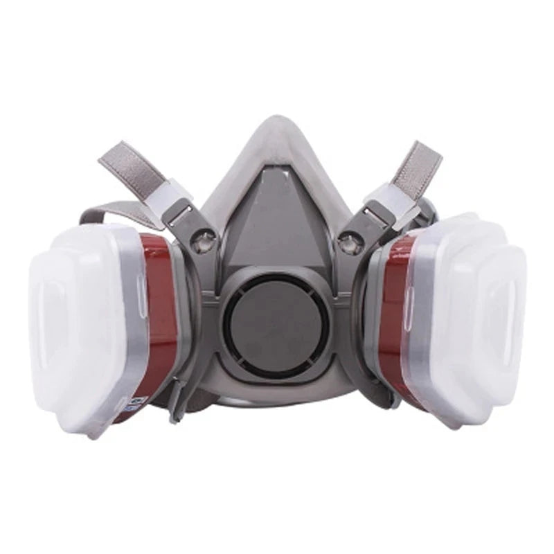 7-in-1/16-in-1 Dust & Gas Respirator Mask | Half-Face for Painting & Chemical Protection