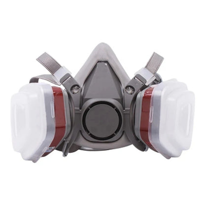 7-in-1/16-in-1 Dust & Gas Respirator Mask | Half-Face for Painting & Chemical Protection