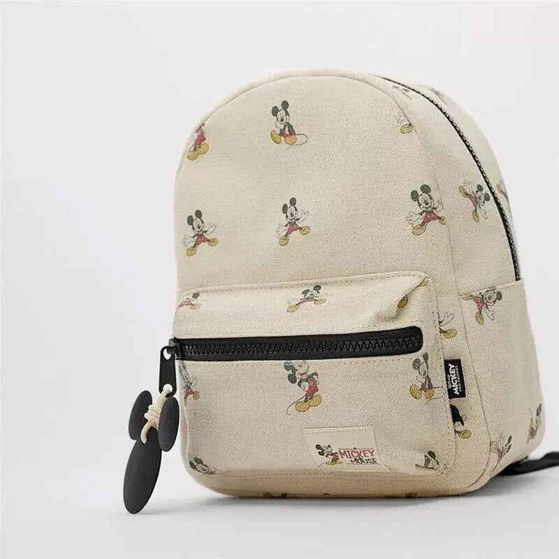 New 25X17X9 cm Disney cartoon Mickey Mouse New Kids Backpack Mini Schoolbag Girls and Boys Cute Shoulder Bag 25X17X9 cm