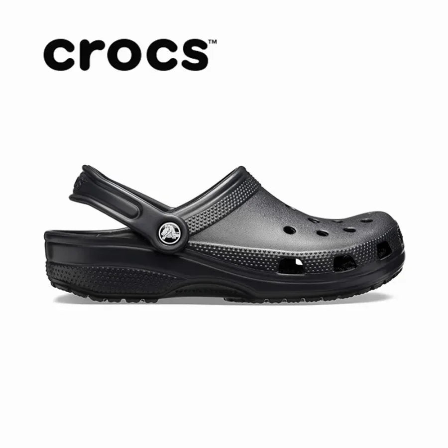 Original Crocs Classic Series Waterproof Sandals – Non-Slip, Breathable Summer Beach & Casual Slippers