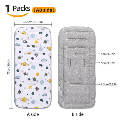 Stroller Seat Liner for Baby Pushchair Car Cart Chair Mat Child Trolley Mattress Diaper Pad Infant Stroller Cushion Accessories