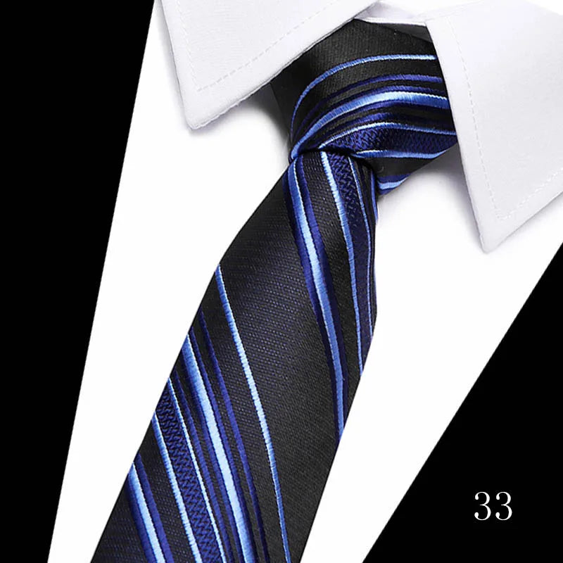 Luxurious Great Quality 7.5 cm 1Neck Tie Formal Clothing hombre Men Accessories Neck tie Fit Workplace Holiday Party 12615-33