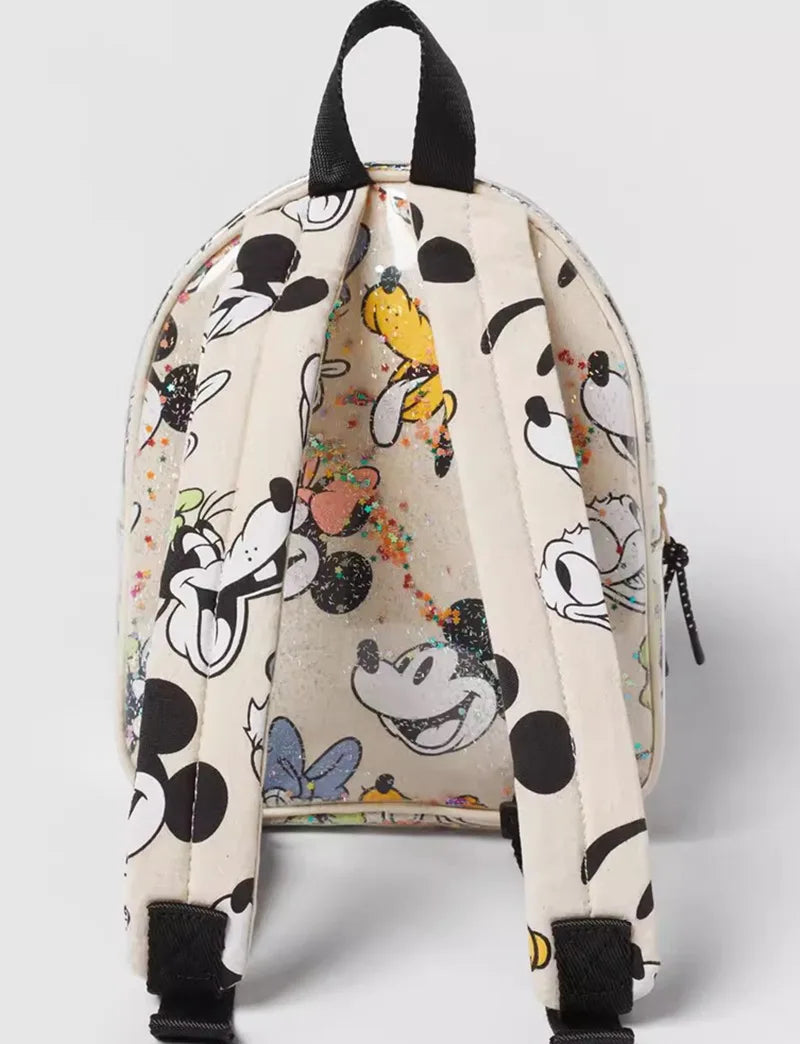 27X21X10 cm Disney cartoon Mickey Mouse New Kids Backpack Mini Schoolbag Girls and Boys Cute Shoulder Bag