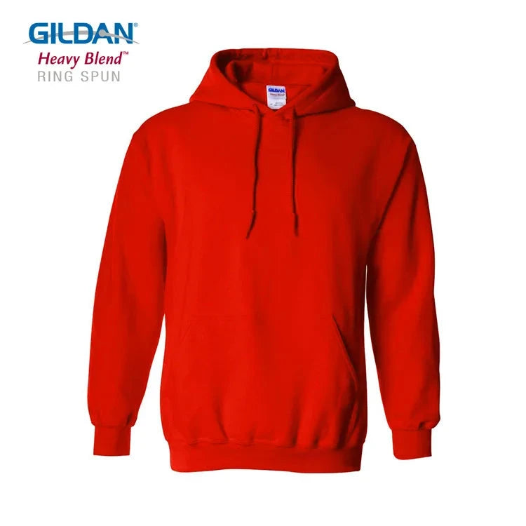 Gildan Men's Casual Fleece Pullover Hoodie – Hip Hop Sportswear, High-Quality Fashion Hoodie