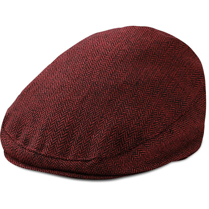 Classic Baby Boy Newsboy Cap - Herringbone Pattern for Special Occasions 11