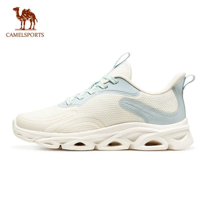 GOLDEN CAMEL Women's Breathable Running Shoes - Luxury Sport Sneakers for 2023 Summer Sky Blue