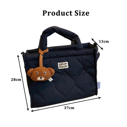 Large Capacity Mommy Bag Tote Maternity Bag Baby Stroller Hanging Bag Nappy Bags Multifunctional Storage Handbag Baby Items