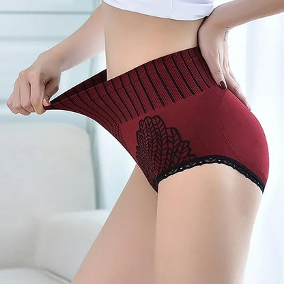 Leak Proof Menstrual Period Panties Briefs High Waist Butt Lifter Polyester Graphene Panties Seamless Underwear for Women