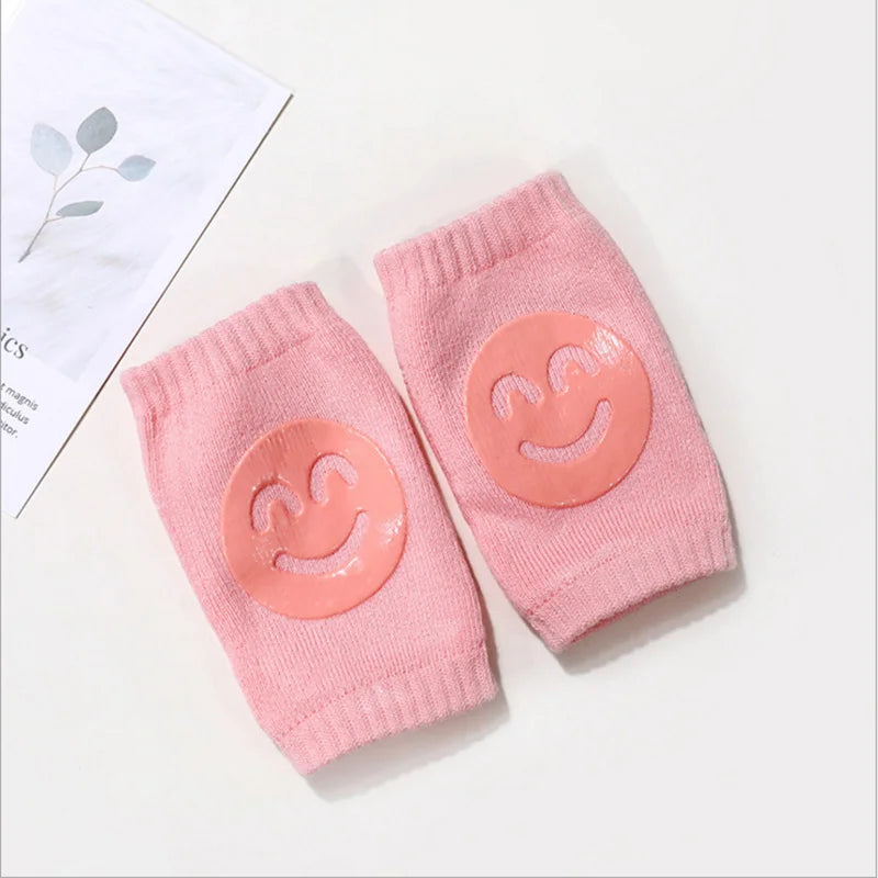 Baby Knee Pad Kids Safety Crawling Elbow Cushion Infants Toddlers Protector Safety Knee Pad Leg Warmer Girls Boys Accessories straight pink