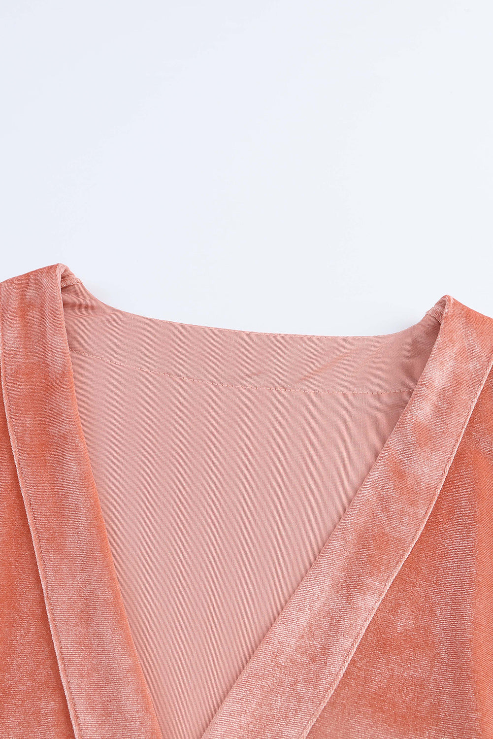 Pink Retro Velvet Wide Sleeves Cardigan