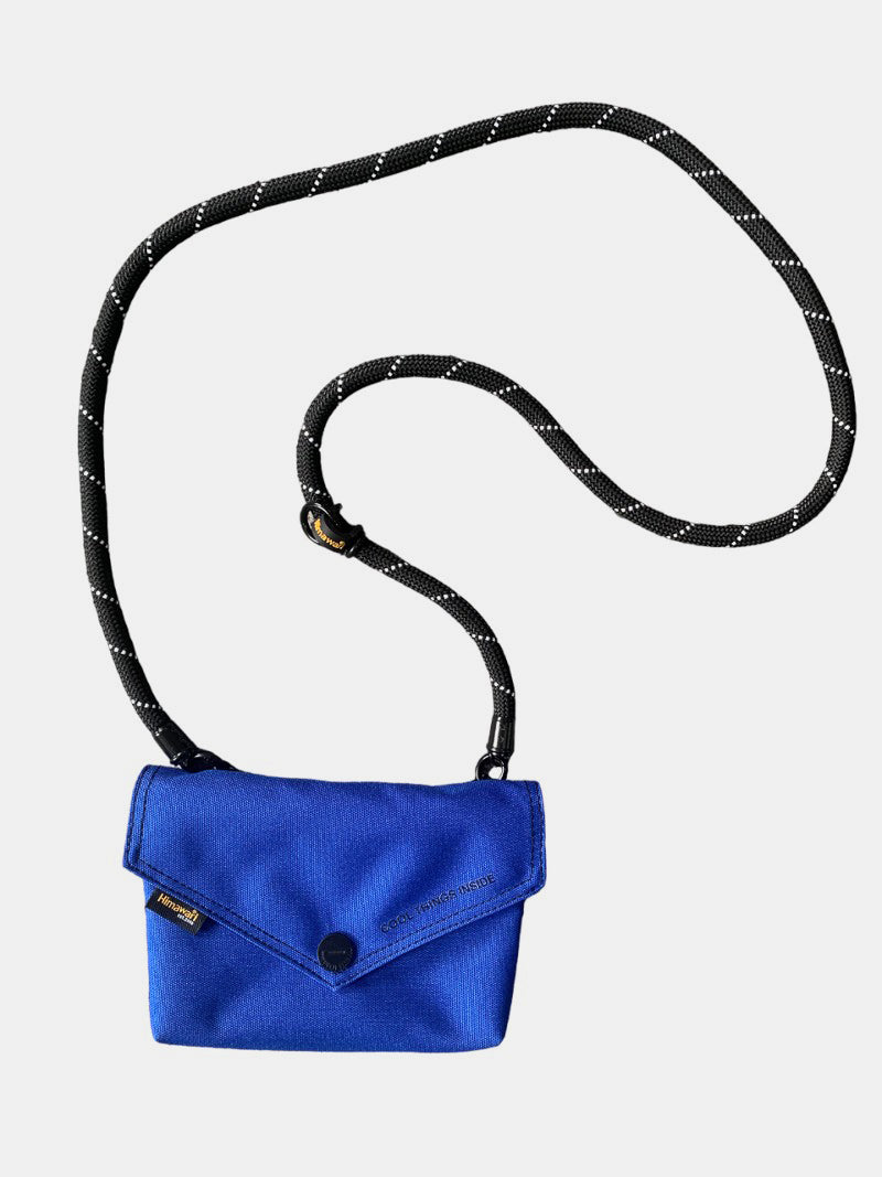 Himawari Solid Color Envelope Shape Crossbody Bag with Removable Strap Royal Blue One Size