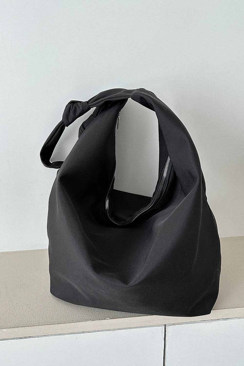 Oversize Nylon Crossbody Bag - Thandynie