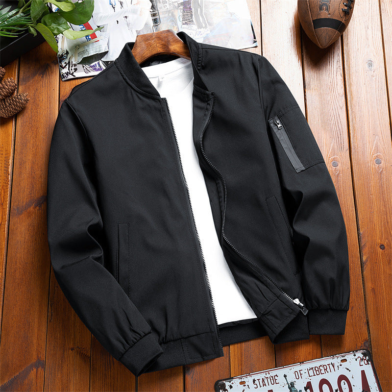 Casual Jacket Men's Coat Black