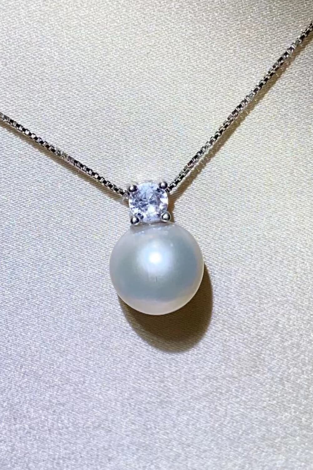 Freshwater Pearl 925 Sterling Silver Necklace Silver One Size