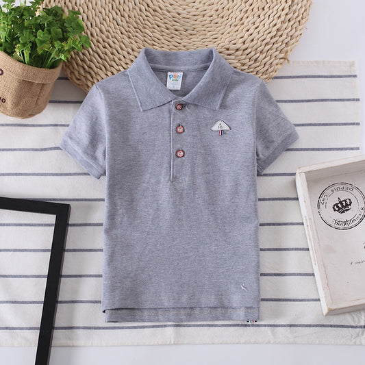 Fashion And Personalized Children's T-shirt Grey