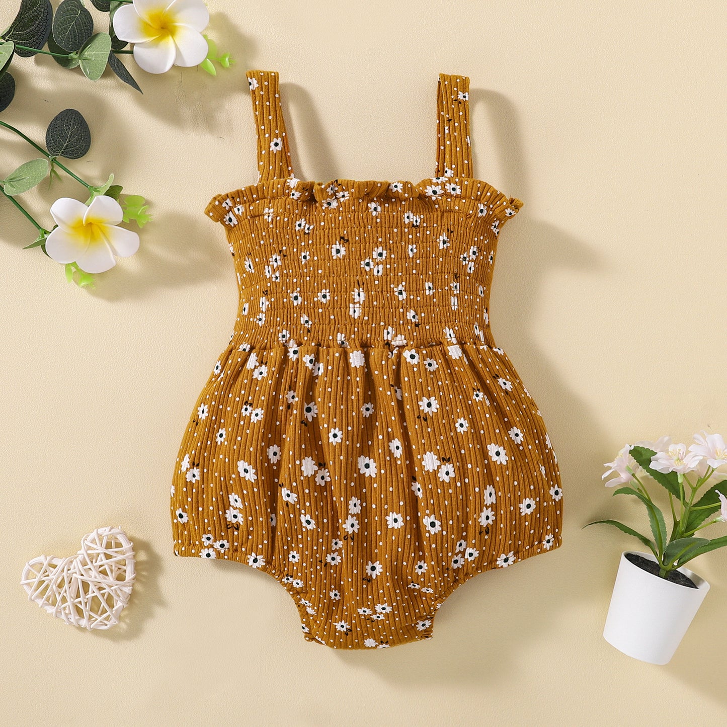 Summer Baby Rompers Sleeveless Jumpsuit