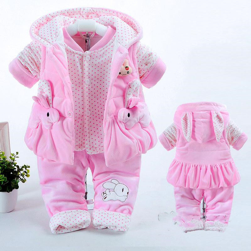 Baby Autumn Clothing Girls Autumn And Winter Clothing Suits Purple