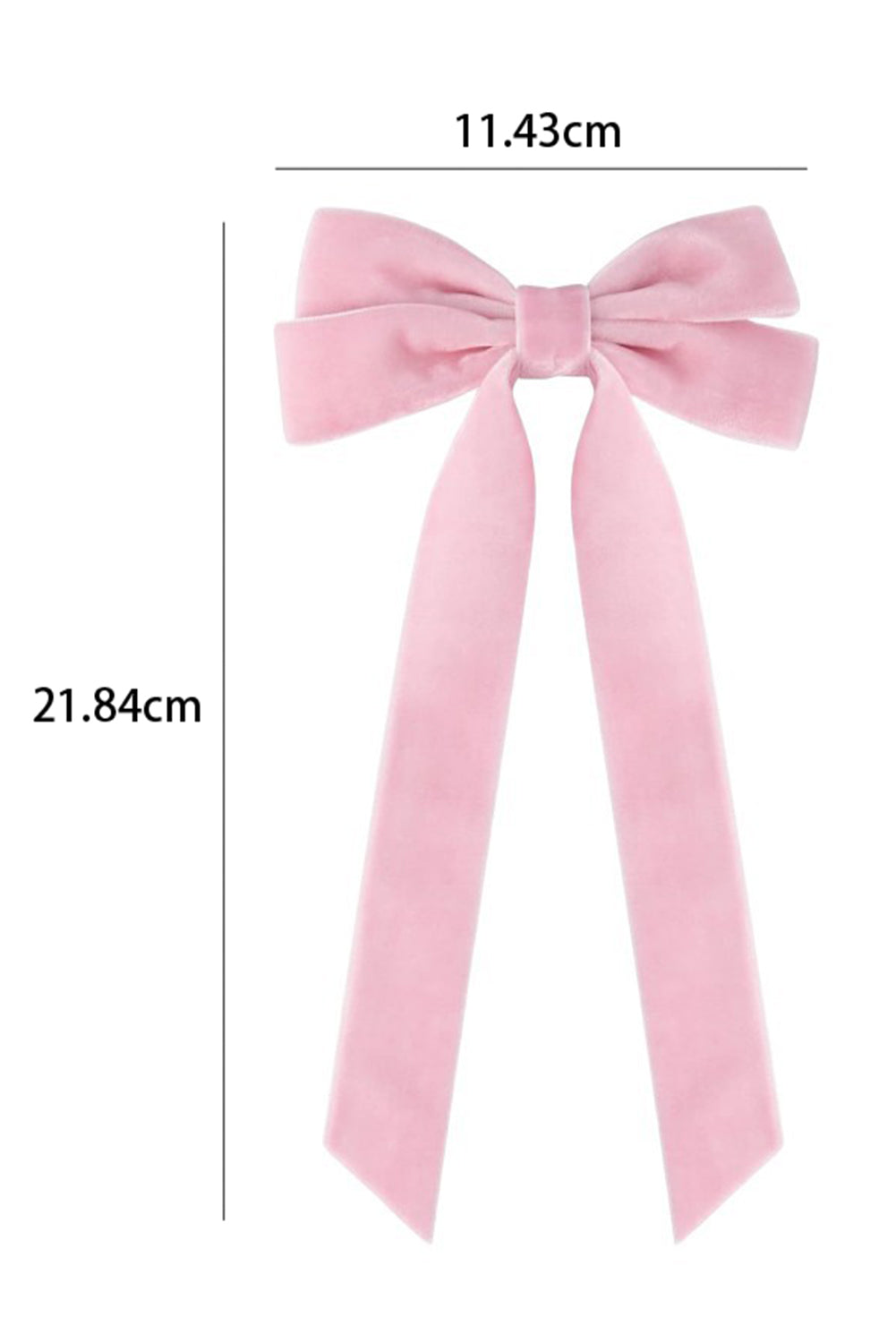 Pink Velvet Bowknot Hair Clip – Frenchy Girl Fashion Accessory