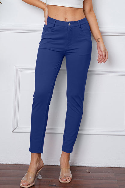 StretchyStitch Pants by Basic Bae Royal Blue