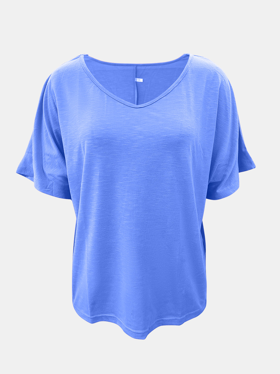 Full Size Scoop Neck Short Sleeve T-Shirt