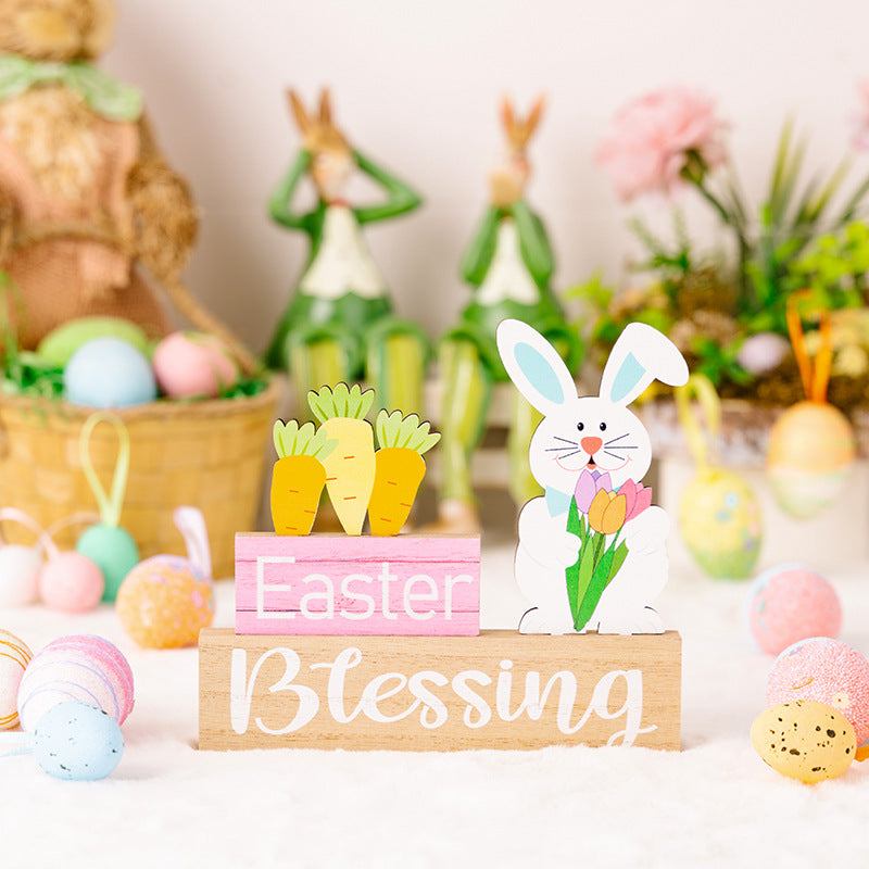 Easter Element Wooden Ornament Style A One Size