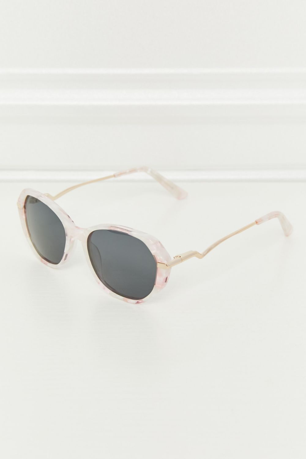 Glam TAC Polarization Lens Sunglasses Blush Pink One Size