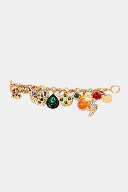 Multi Charm Resin Bracelet