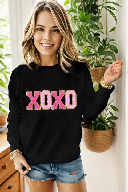 Round Neck Long Sleeve Sweater