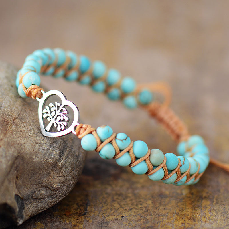 Turquoise Beaded Bracelet - Thandynie