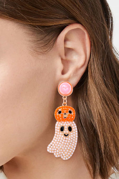 Halloween Ghost Shape Dangle Earrings