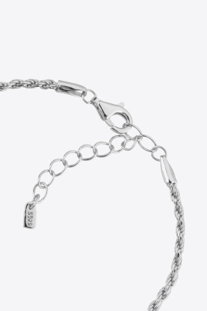 925 Sterling Silver Twisted Bracelet