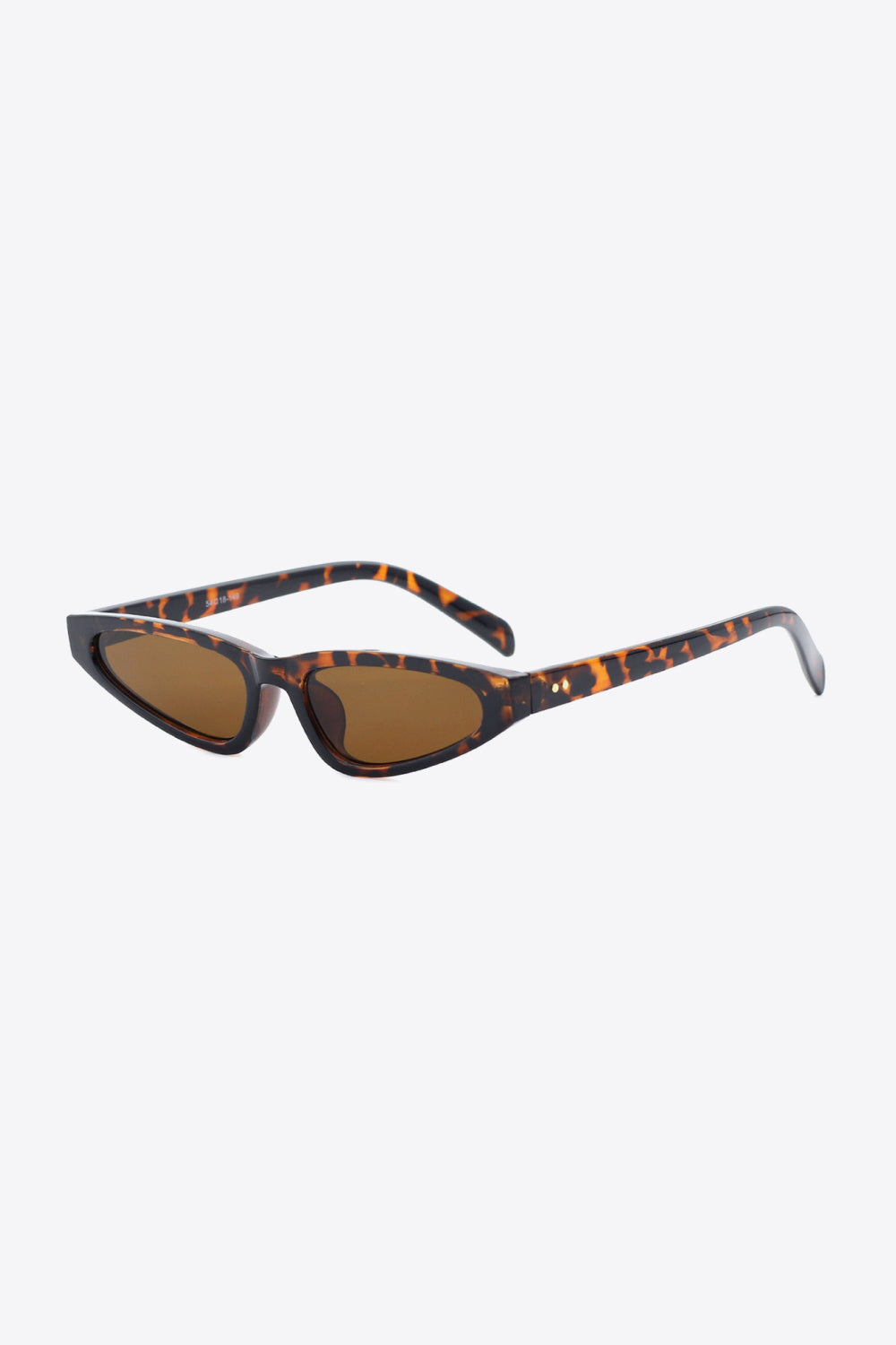 Polycarbonate Frame UV400 Cat Eye Sunglasses Caramel One Size