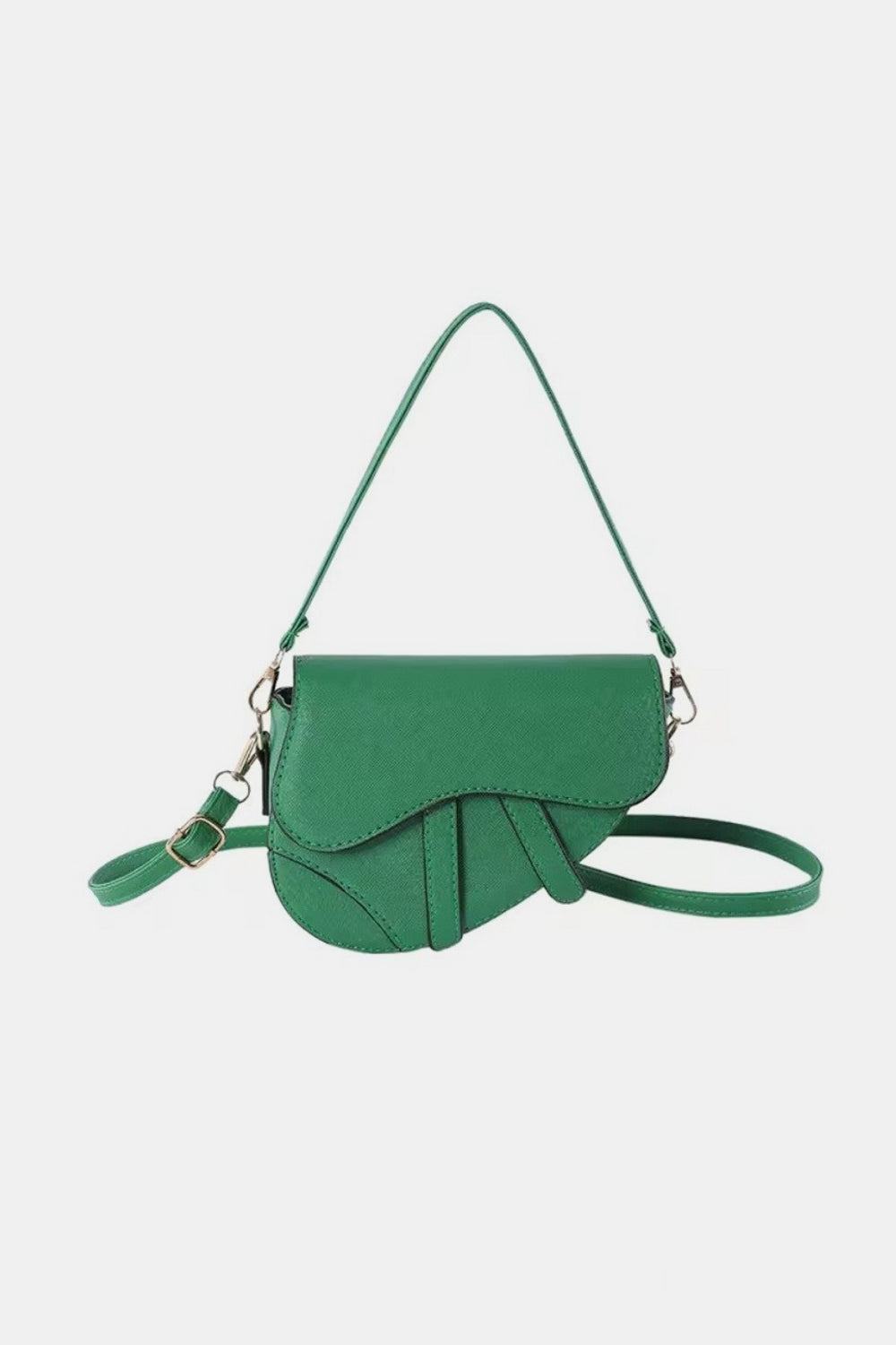 Zenana Zenana Crossbody Saddle Bag K Green One Size