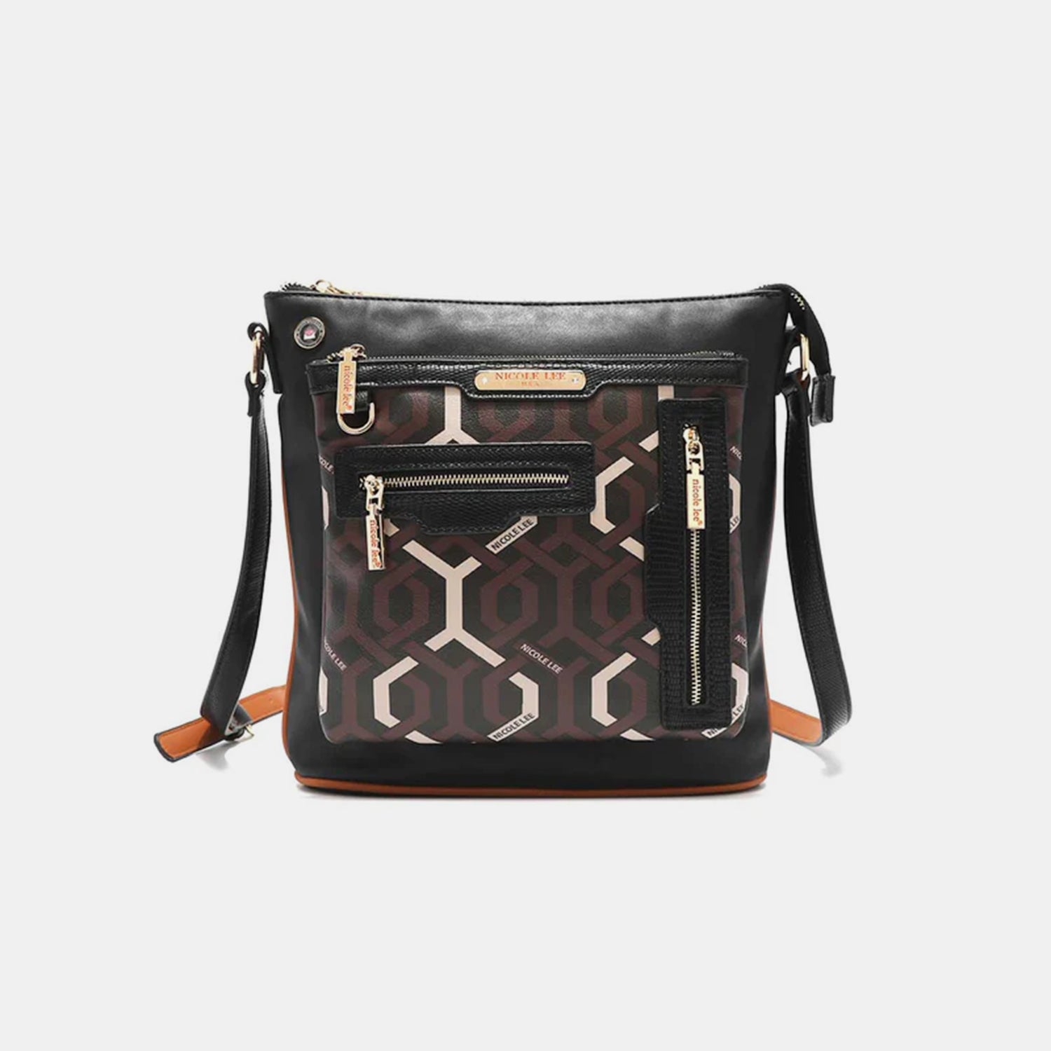 Nicole Lee USA Geometric Pattern Crossbody Bag - Thandynie