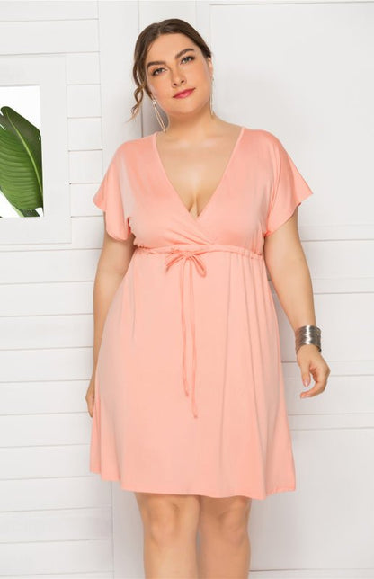 Comfortable High Elasticity Solid Leisure Maternity Dress for Spring-Summer