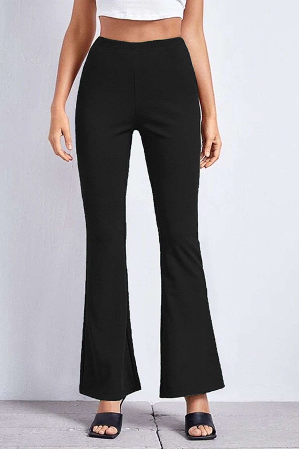 High Rise Flare Pants - Thandynie