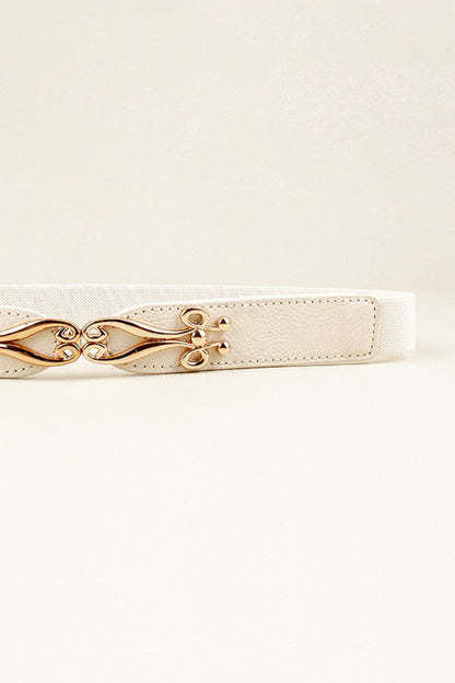 Alloy Buckle Elastic Belt